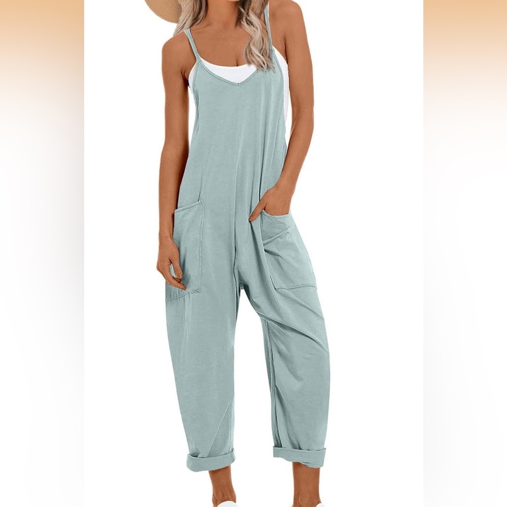 Women's Light Blue Jumpsuit
